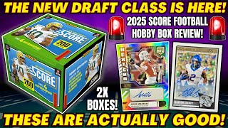 *THE FIRST PRODUCT FOR THE NEW DRAFT CLASS!🚨 2025 SCORE FOOTBALL HOBBY BOX REVIEW!🏈