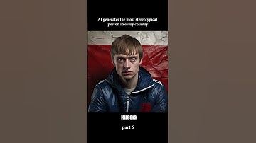 AI generates THE most STEREOTYPICAL person in EVERY country part 6 #shorts