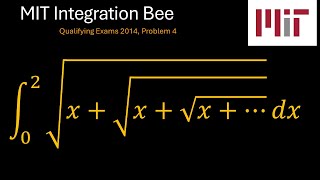 MIT 2014 Integration Bee Qualifying Exam, Problem  4