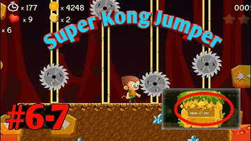 Super Kong Jumper - Gameplay Walkthrough Level 6-7 l (Android, IOS)