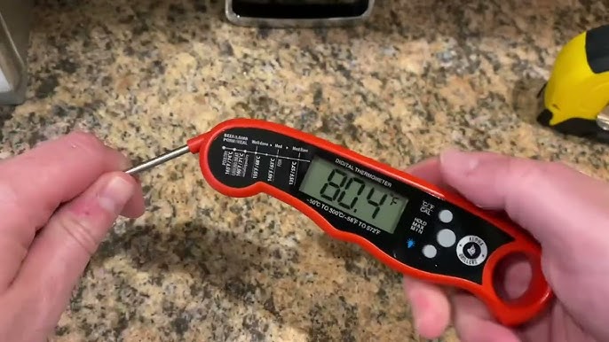 ThermoPro TP16S Digital LCD Meat Thermometer for Cooking and Grilling, BBQ  Food Thermometer with Backlight and Kitchen Timer, Grill Temperature Probe