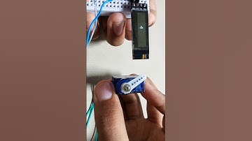 Arduino 0.91 oled with servo     For starters !!!