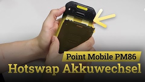 Point Mobile PM86 SOP: Akkuwechsel mit Enterprise Hotswap