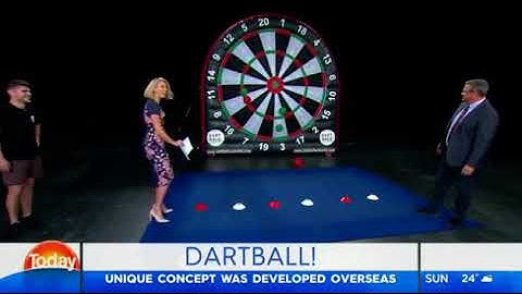 The Today show team play Dartball!