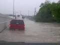 Driving My Toyota Tundra Through Flooded Hardy Toll Road Feeder in Houston Texas After Heavy Rain