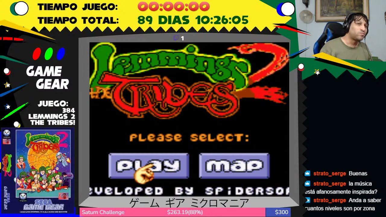 Lemmings 2 - The Tribes - SEGA Game Gear Games