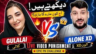 😱 Gulalai vs Alone XD Live PK Battle | Video Punishment 🔥 Aakhir Kon Jeeta? 2026