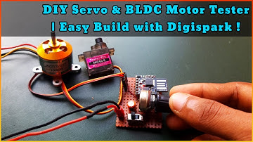 DIY Servo & BLDC Motor Tester | Easy Build with Digispark ! #diyprojects #servomotor