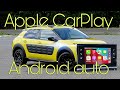 Apple Carplay overwiew - Android Auto , Video in Motion, Integration on Citroen C4 Cactus , C3,C5,DS