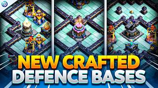 TOP 10 TH18 Bases with NEW Crafted Defenses! | War, CWL & Legend League