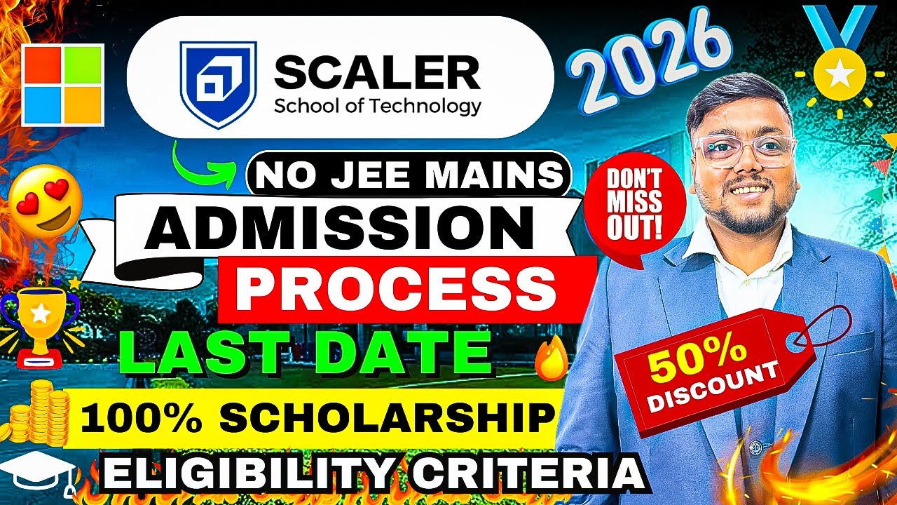 Scaler School of Technology Admission Process 2026 🔥 | # ...