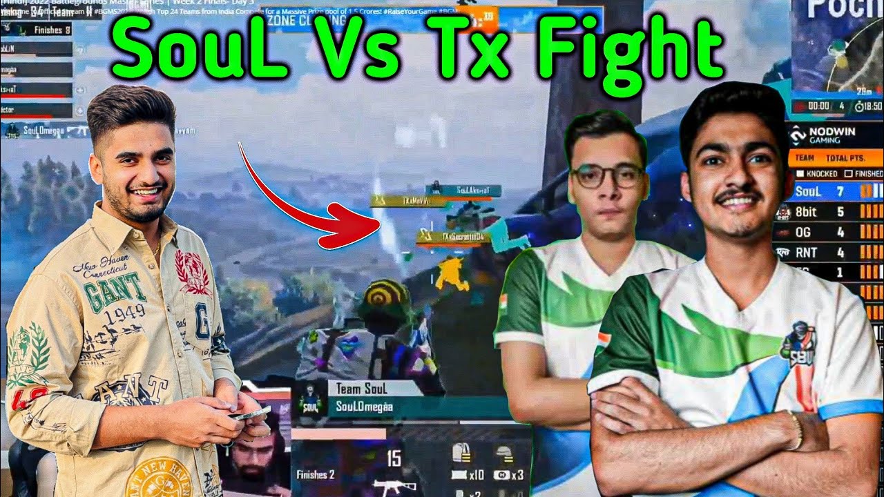 SouL Vs Tx Fight 🤯 Snax, Mamba,, viper, Kaash Best Reaction - YouTube