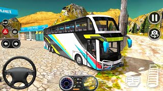 Heavy Bus Simulator - Real Uphill Offroad Bus Simulator 2022 - Android Gameplay screenshot 5