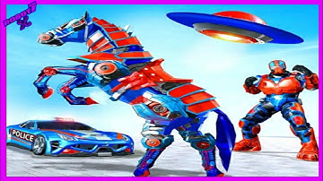 UFO Robot Horse Transform Game Android gameplay