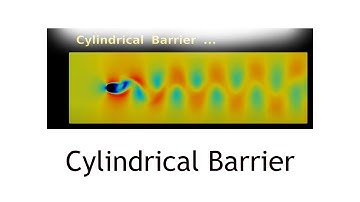 Cylindrical Barrier - OpenFOAM