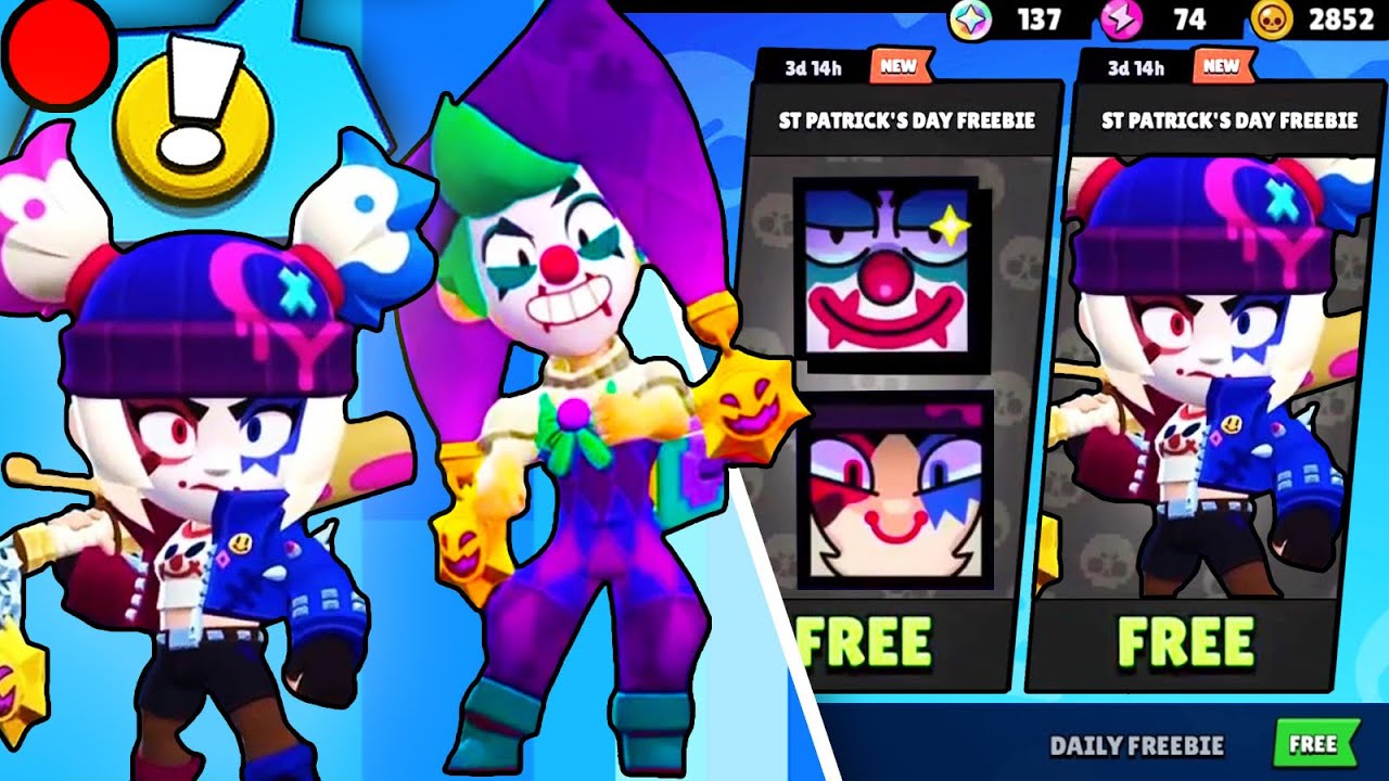 JOKER BIBI & JESTER SKINS 🎁 ARE HERE IN BRAWL