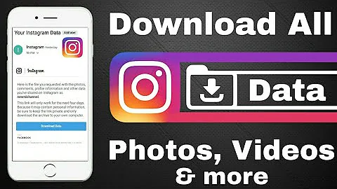 How To Download Instagram Data | Download Photos & Videos from Instagram|Recover All Instagram Data