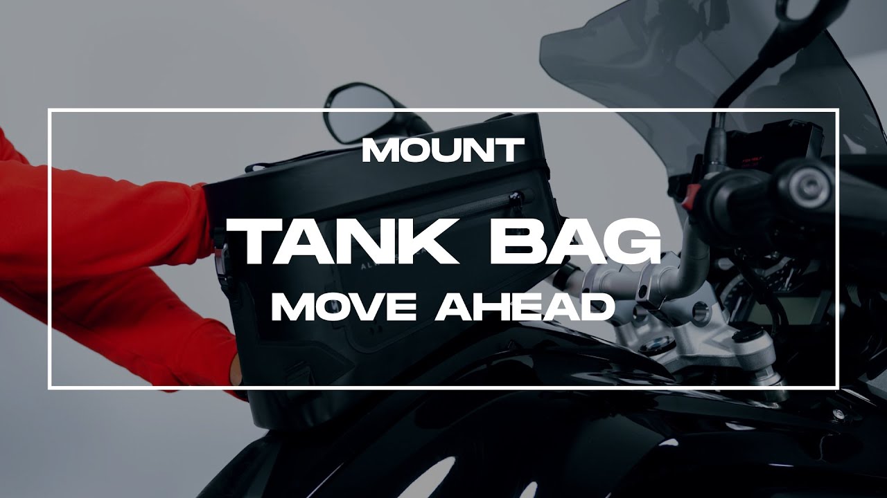 MOVE AHEAD Softbags – How to mount the tank bag on your motorcycle?