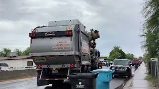 Curb tender on yard waste Curb tender on yard waste