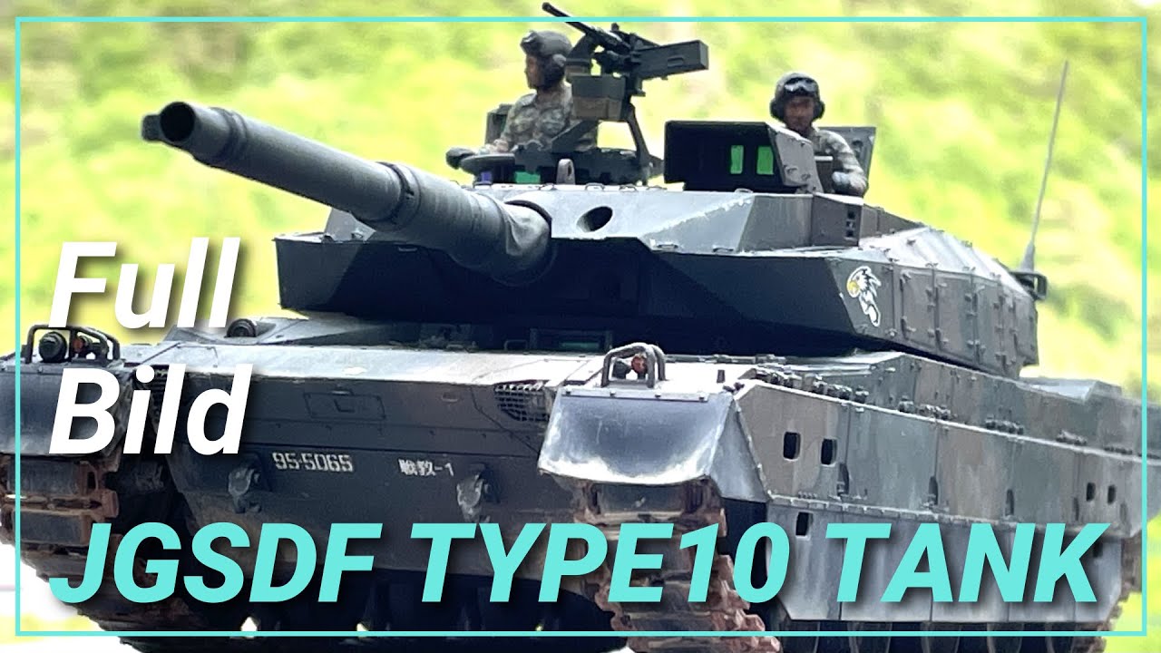 Build and complete! Japanese Ground Self-Defense Force Type 10 tank -  YouTube