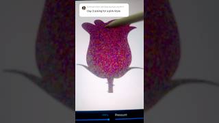 Pink rose 🌹~pick a color|Procreate #sub #shorts #pink #rose #fy #satisfying