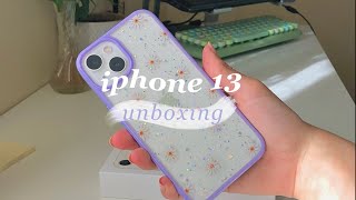 aesthetic iphone 13 unboxing!! ✨+ accessories