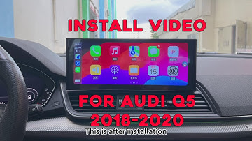 How to Install Android Screen Carplay for 2018-2020 Audi Q5