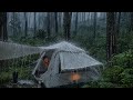 ☔ HEAVY RAIN CAMPING DEEP IN THE FOREST⛈️ WORST EXPERIENCE AT CAMPING
