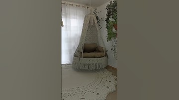 New Macrame swing hammock chair😍😘#viral#hammock#macrame#macramemakers#macramechair#macrametutorial