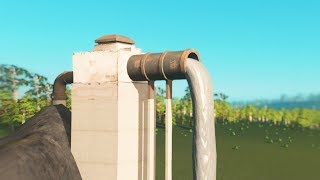 Creating a utopia in Cities Skylines with illegal dumping