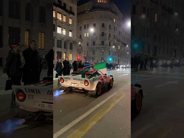 Lancia Stratos sputafuoco 🔥 Rallye Monte-Carlo Historique 2024 #Shorts