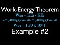 Physics Quiz on Work-Energy Theorem