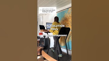 Under Desk Treadmill - Work With Walkolution #shorts #treadmilldesk