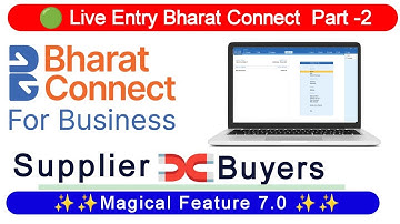 Bharat Connect Tally Prime Live Entry | How to Send Invoice Supplier to Buyers Vai Bharat Connect