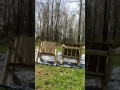 Time Lapse Of Applying a Weathered Finish To New Adirondack Style Chairs