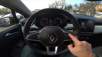 How to Enter Driver Assistant Menu via Speedometer Display in Renault Clio V ( 2019 - now )