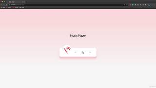 Music Player using java-script part 1