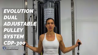 Evolution Dual Adjustable Pulley System (CDP-300) | TuffStuff Fitness