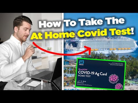 How to do the home Covid-19 test for a cruise ship