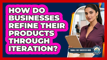 How do businesses refine their products through iteration?