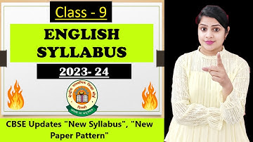 Class 9 English syllabus 2023-24 | Class 9  English Syllabus 2023-24 | CBSE | GreenBoard
