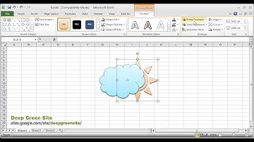 MS Excel 2010 / How to change stacking order of multiple shapes