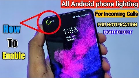 how to enable notification light |  how to enable edge lighting effect for any android phone