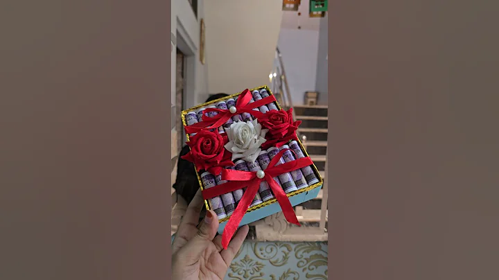 Rakshabandhan gift hamper Making At Home | Money Bouquet Making For Sister #craft #shorts #ytshorts