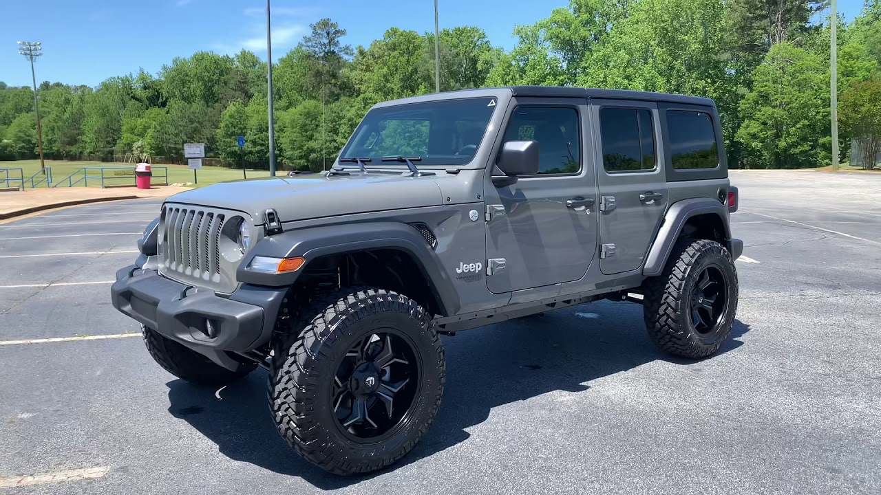 Jeep Wrangler ” JKS JSPEC Lift Kit Sting Gray 2020 - YouTube