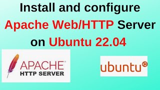 how to install and configure apache web server on ubuntu 22.04 | apache http server 2024 update