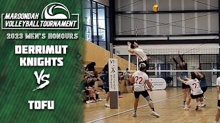 Derrimut Knights VS Tofu  - Mens Honours - Maroondah Volleyball Tournament 2023