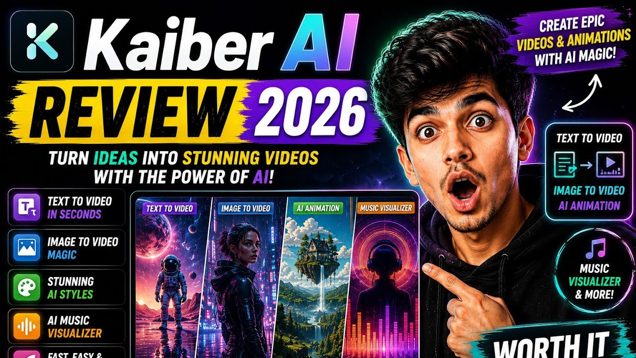 Kaiber AI Review 2026 | Best AI Video Generator? Full Review, Demo & Features