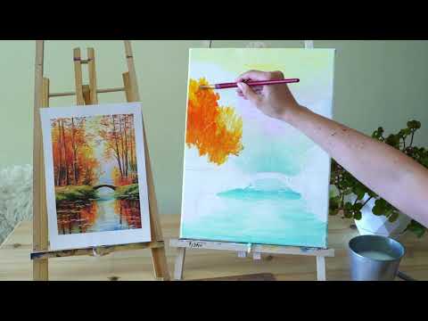 Видео: Как да нарисувате картина с бои
