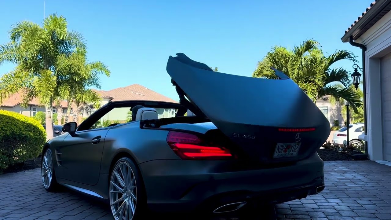 8k mile 18 SL450 Power top operation